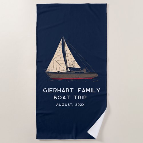 Nautical Family Boat Trip Sailing Swag