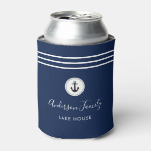 Nautical Family Lake House Can Cooler