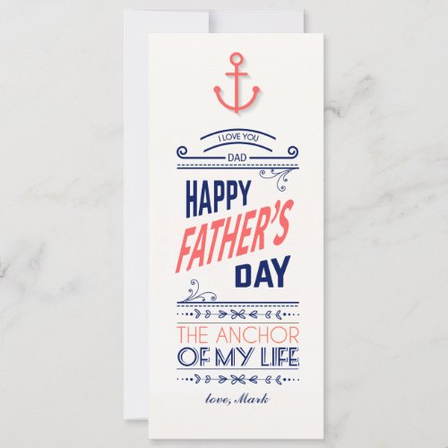 Nautical Fathers Day Card