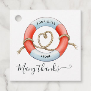 Nautical Favor Tags