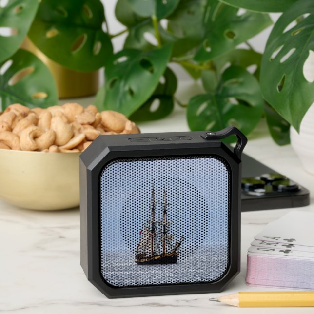 Nautical Fishing Boat Blue Skies Bluetooth Speaker (Insitu(Table))