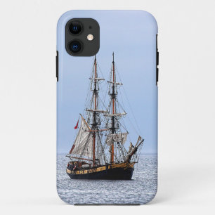 Nautical Fishing Boat Blue Skies iPhone 11 Case