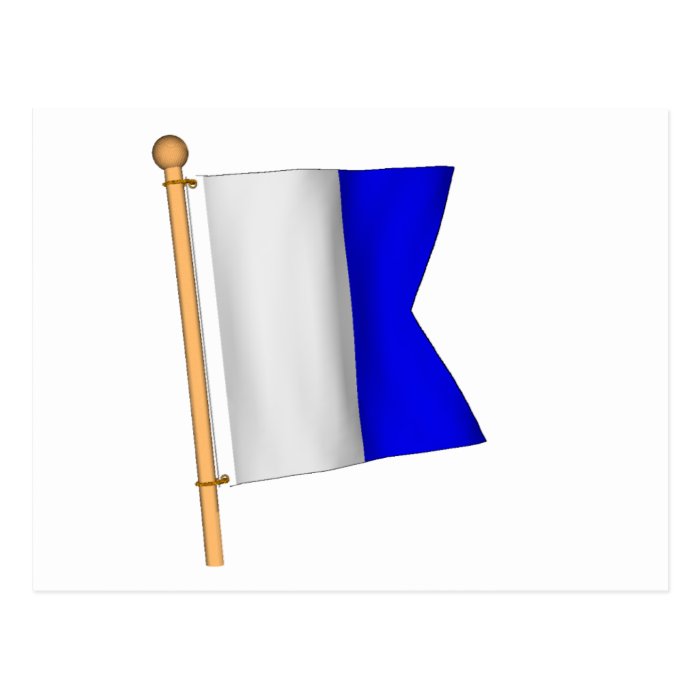 Nautical Flag 'A' Postcard