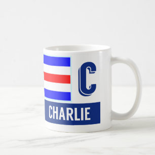 Nautical Flag Alphabet "C" Charlie Coffee Mug