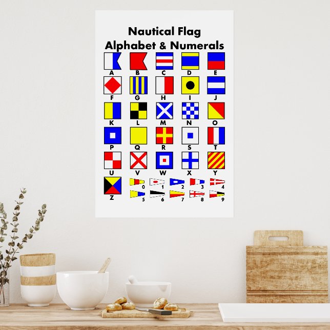 nautical-flag-alphabet-numerals-poster-zazzle for Free Printable Nautical Flag Alphabet Nautical Flag Alphabet & Numerals Poster | Zazzle for Free Printable Nautical Flag Alphabet