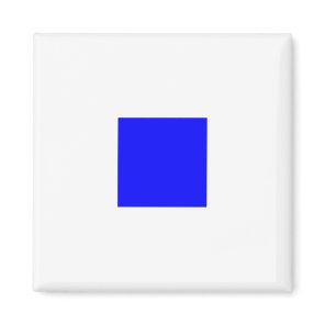 Nautical Flag Alphabet Sign Letter S (Sierra) Magnet