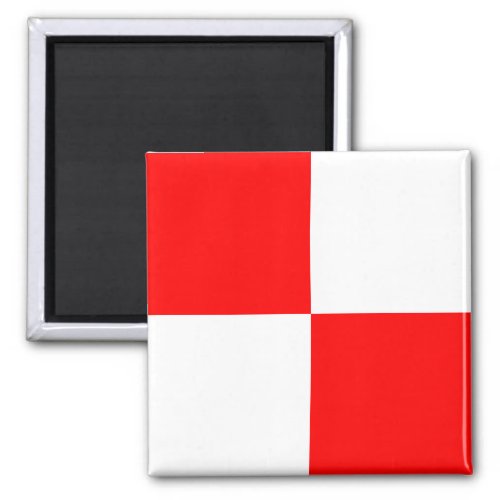 Nautical Flag Alphabet Sign Letter U Uniform Magnet