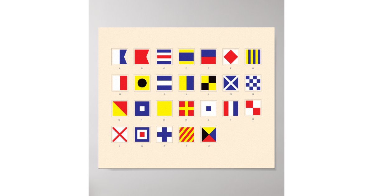 Nautical Flag Chart Zazzle