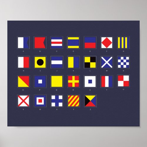 Nautical Flag Chart