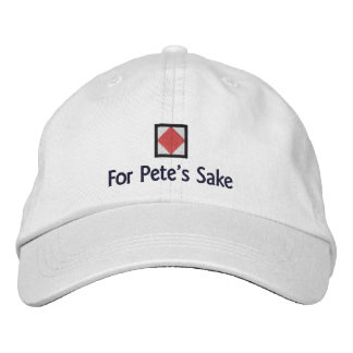 Nautical Flag "F" for pete's sake Embroidered Baseball Cap