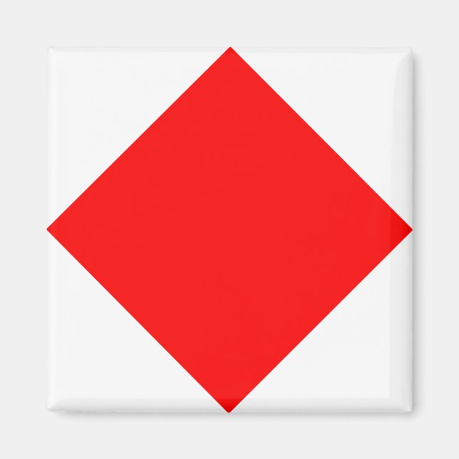 Nautical Flag "F" Foxtrot Magnet (Front)