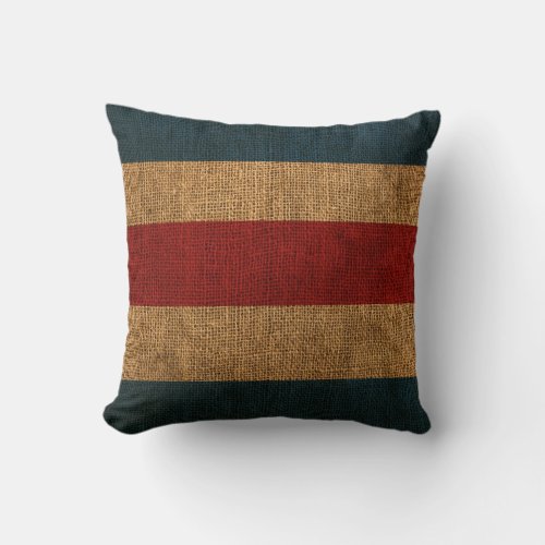 Nautical Flag Letter C Signal Throw Pillow