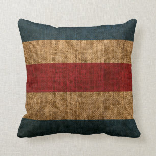 Nautical Flag Letter C Signal Throw Pillow