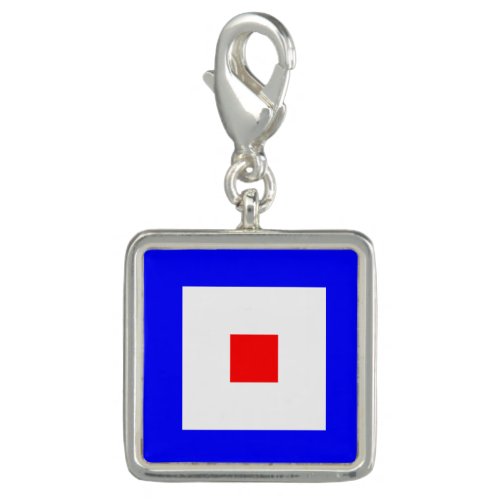 Nautical Flag Letter W Whiskey Charm