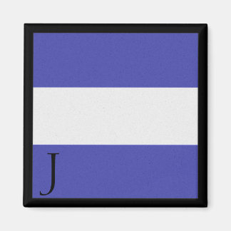 Nautical Flag Magnet Alphabet Letter J