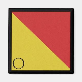 Nautical Flag Magnet Alphabet Letter O