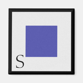Nautical Flag Magnet Alphabet Letter S