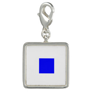 Nautical Flag Sign Code Letter S "Sierra" Charm