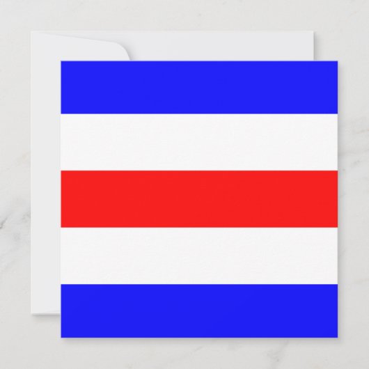 Nautical Flag Signal Charlie Letter C (Front)