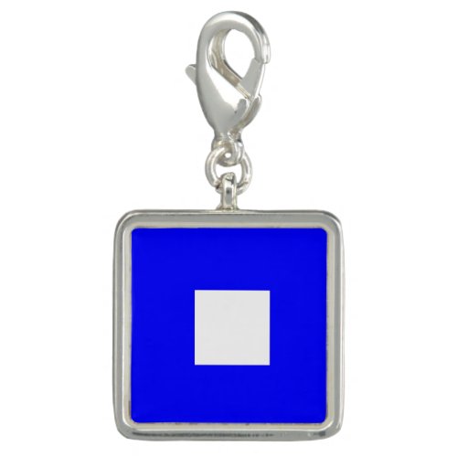 Nautical Flag Signal Code Letter P Papa Charm