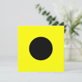 Nautical Flag Signal India Letter I (Standing Front)