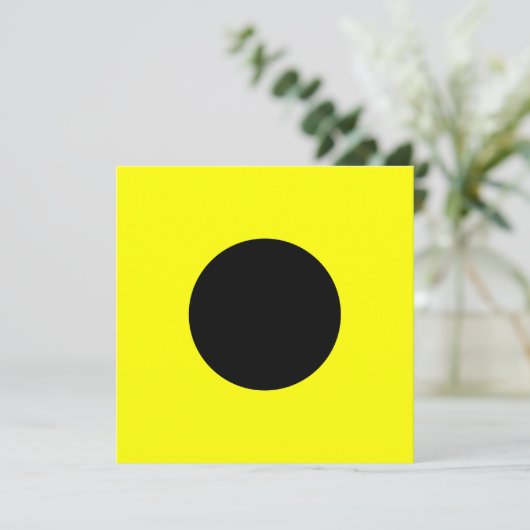 Nautical Flag Signal India Letter I (Standing Front)