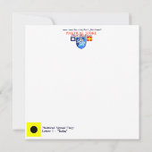 Nautical Flag Signal India Letter I (Back)