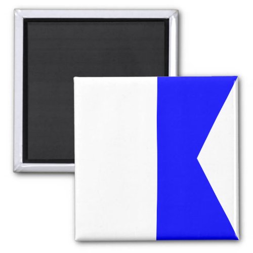 Nautical Flag Signal Letter A Alfa Magnet