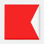Nautical Flag Signal Letter B (Bravo) Magnet