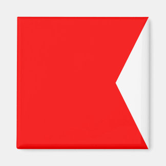 Nautical Flag Signal Letter B (Bravo) Magnet