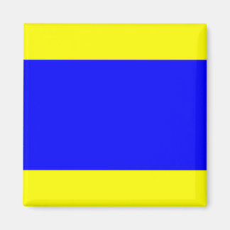 Nautical Flag Signal Letter D (Delta) Magnet