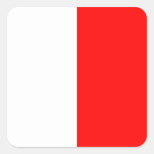 Nautical Flag Signal Letter H (Hotel) Square Sticker