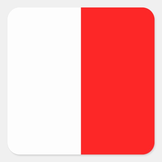 Nautical Flag Signal Letter H (Hotel) Square Sticker (Front)