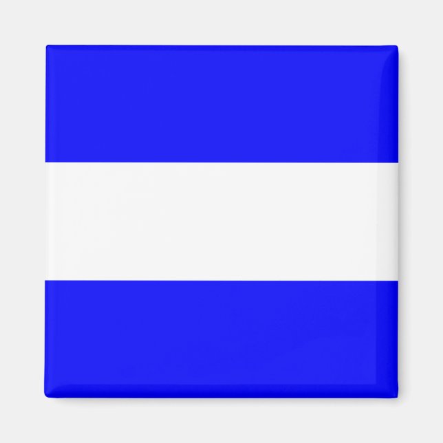 Nautical Flag Signal Letter J (Juliett) Magnet (Front)