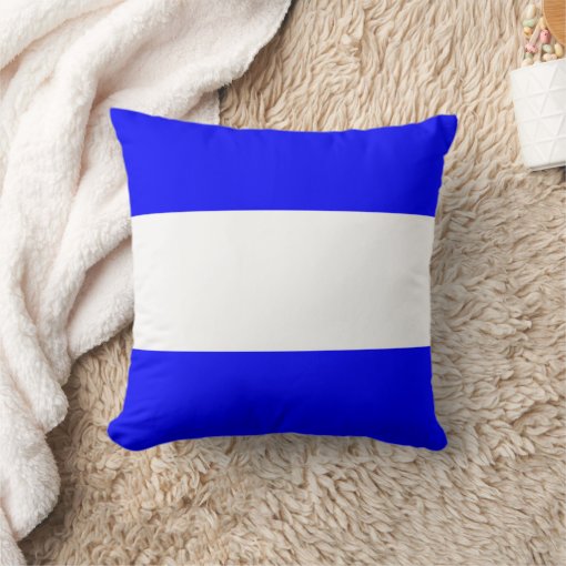 Nautical Flag Signal Letter J Throw Pillow Zazzle