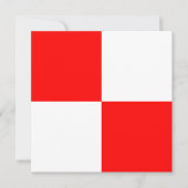 Nautical Flag Signal Uniform Letter U (Front)