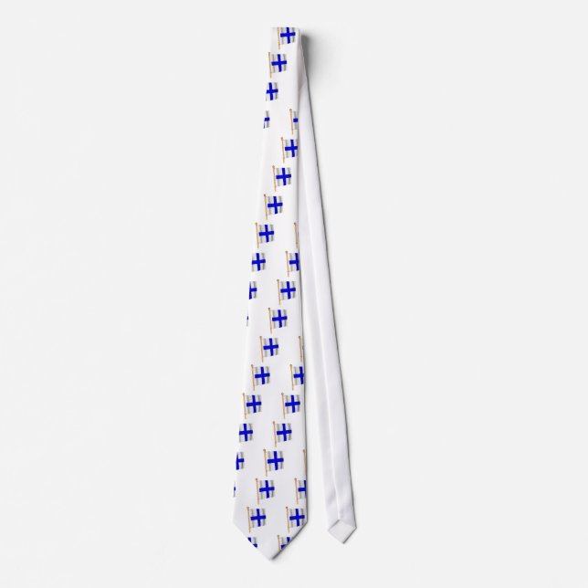 Nautical Flag 'X' Neck Tie (Front)