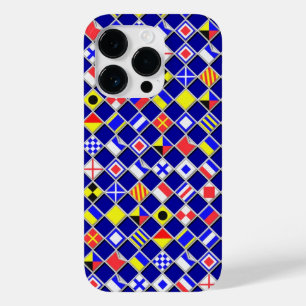 Nautical Flags Checkered Pattern Case-Mate iPhone 14 Pro Case