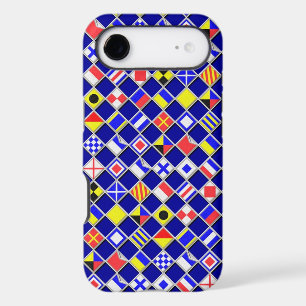 Nautical Flags Checkered Pattern iPhone 17 Air Case