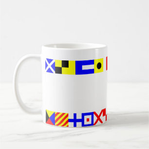 Nautical Flags Coffee Mug