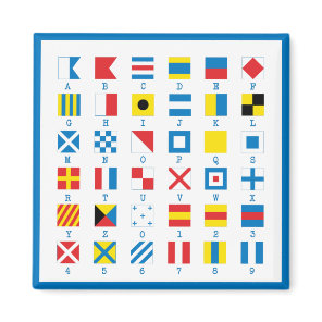 Nautical Flags Maritime Signals Alphabet Magnet