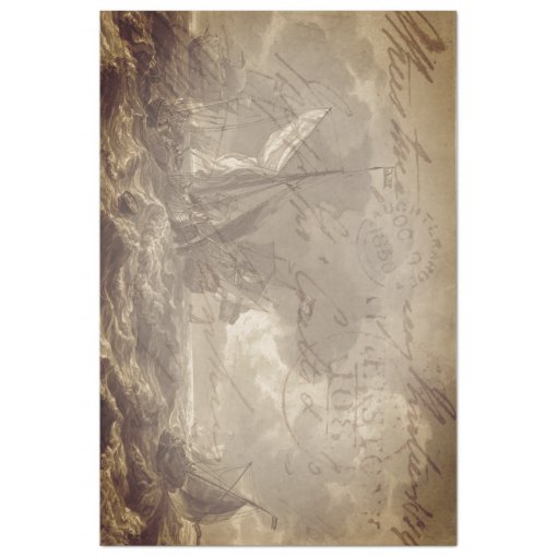 Nautical Furniture Decoupage Tissue Paper Zazzle