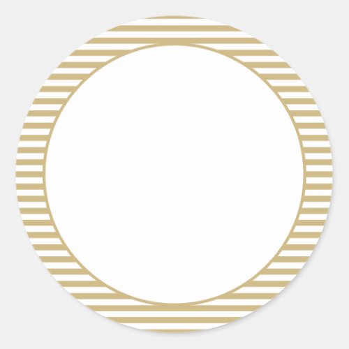 Nautical gold white stripes blank food labels tags