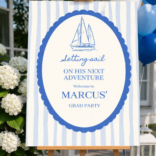Nautical Graduation, Boys Graduation Party Foam Board