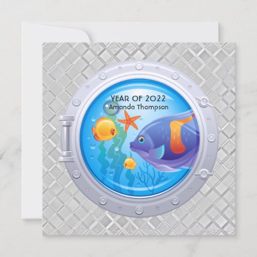 Nautical Graduation Invitation | Zazzle