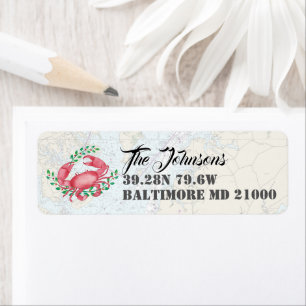 Nautical Happy Holidays from Baltimore Label