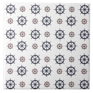 Nautical Helms Ceramic Tile