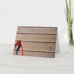 Nautical Holiday Dock Card