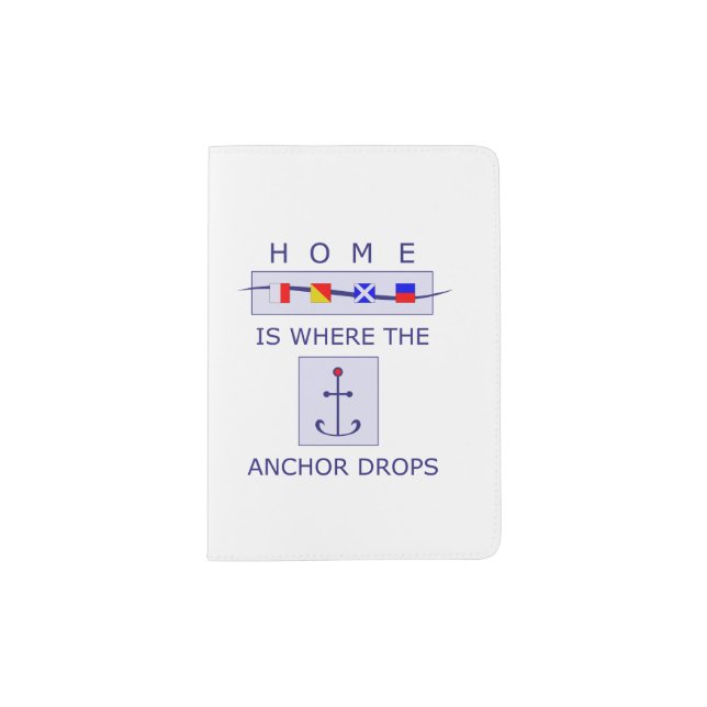 Nautical Home Passport Cover (Front)