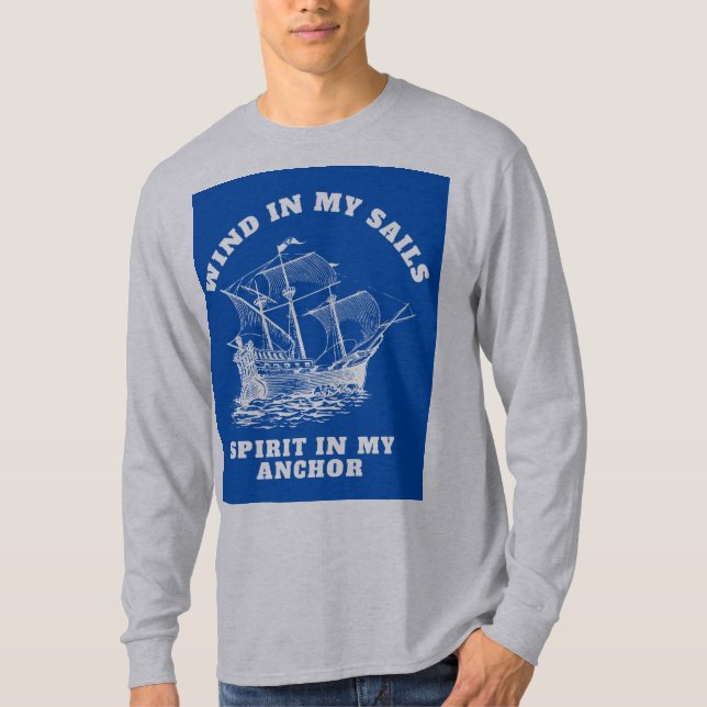 Nautical Inspirational Quote Tee (Front)